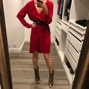 BCBG Red Darel Dress